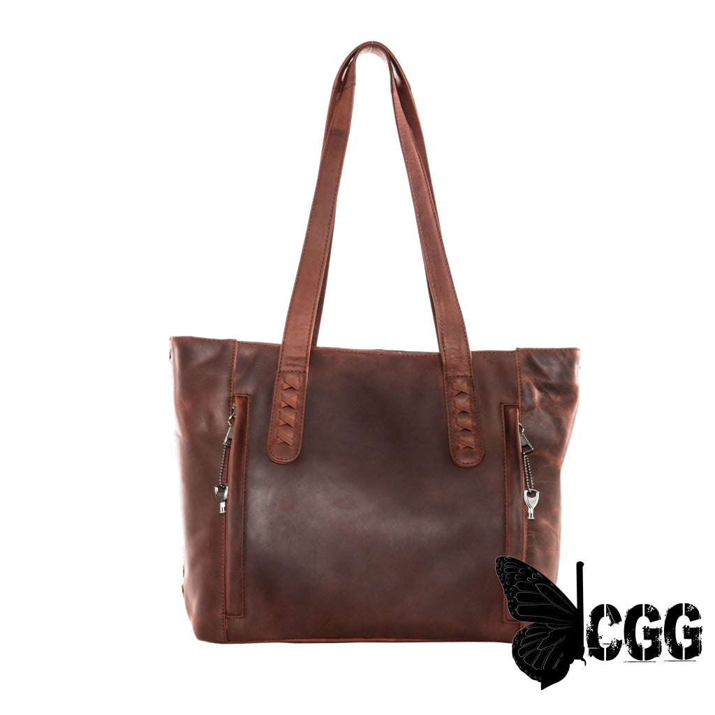 Concealed Carry Norah Leather Tote By Lady Conceal Totes