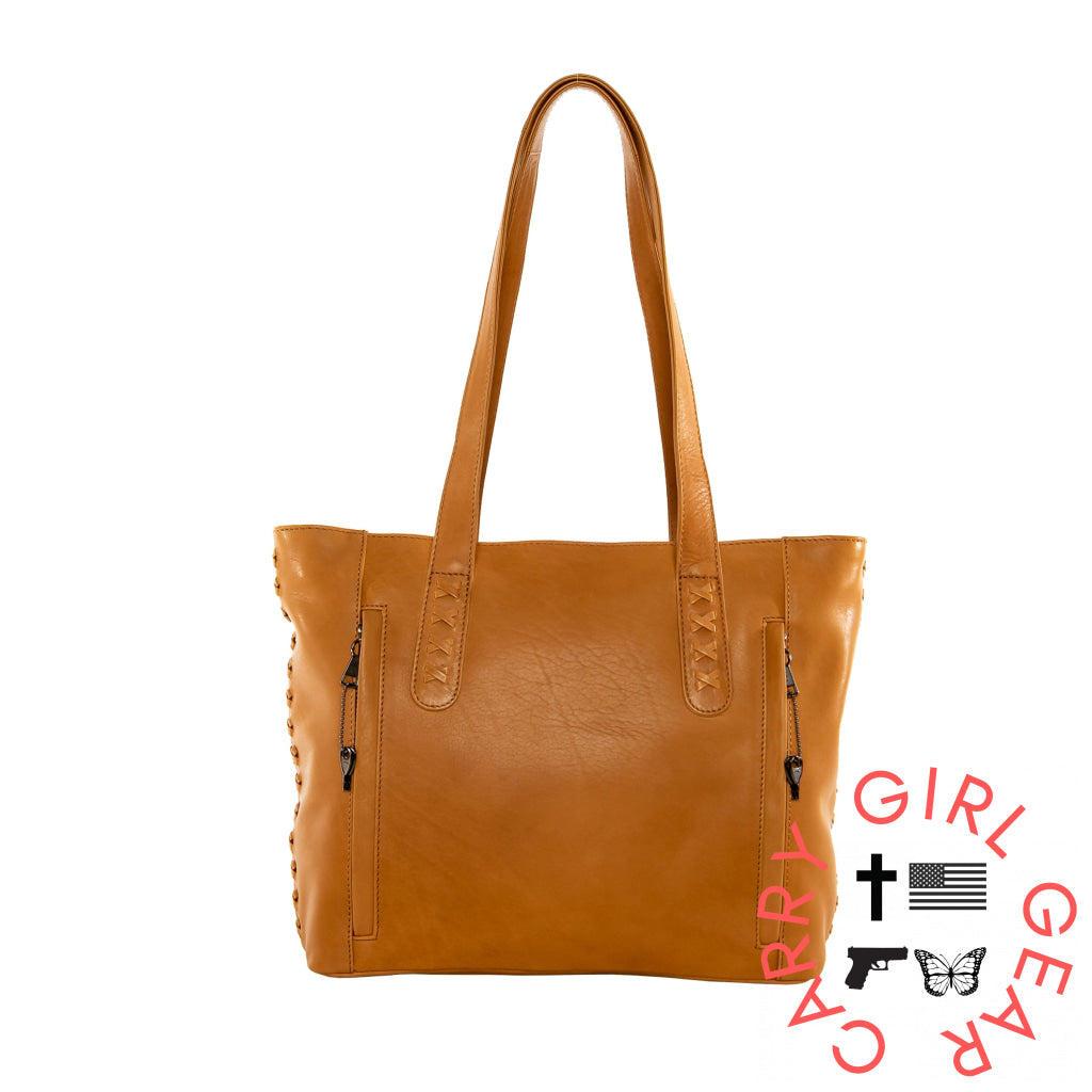 Concealed Carry Norah Leather Tote By Lady Conceal Totes