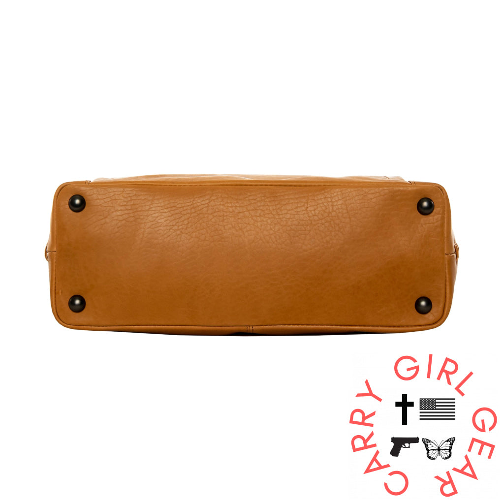 Concealed Carry Norah Leather Tote By Lady Conceal Totes