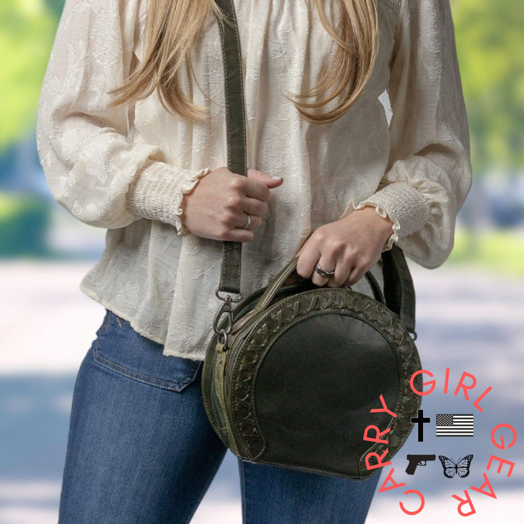 Concealed Carry Oaklee Crossbody Organizer By Lady Conceal Bags