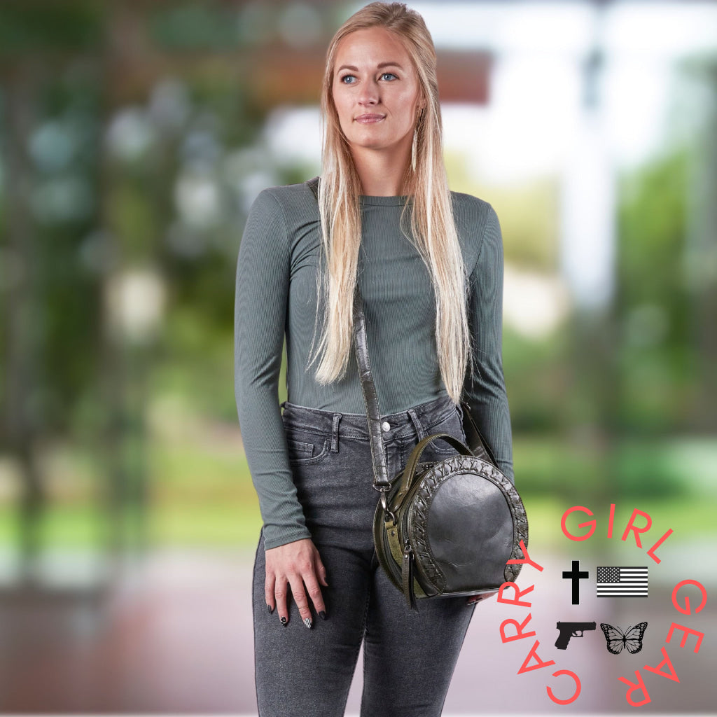 Concealed Carry Oaklee Crossbody Organizer By Lady Conceal Bags