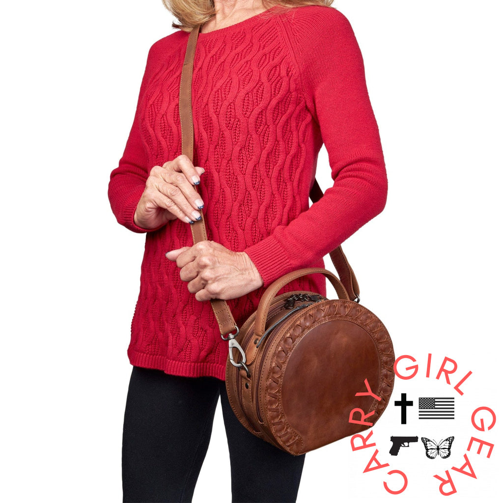 Concealed Carry Oaklee Crossbody Organizer By Lady Conceal Bags