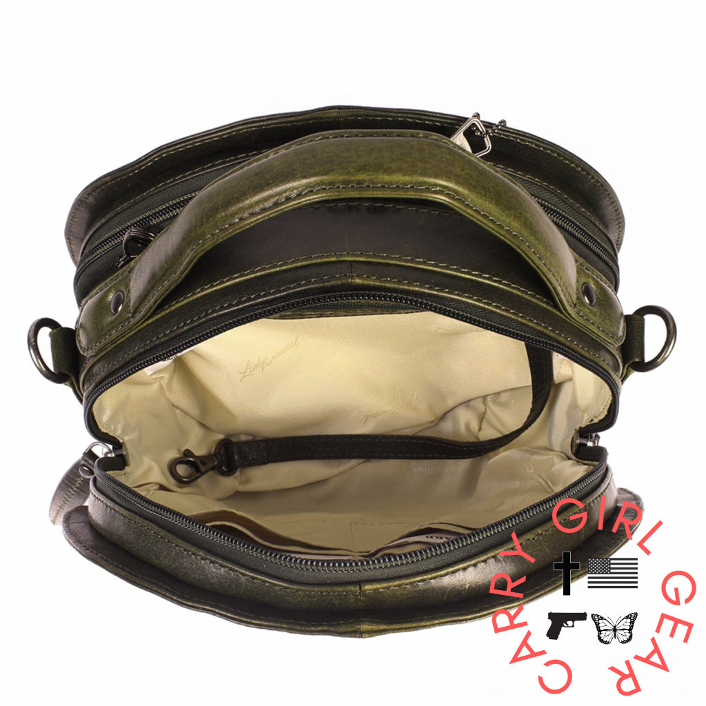 Concealed Carry Oaklee Crossbody Organizer By Lady Conceal Bags