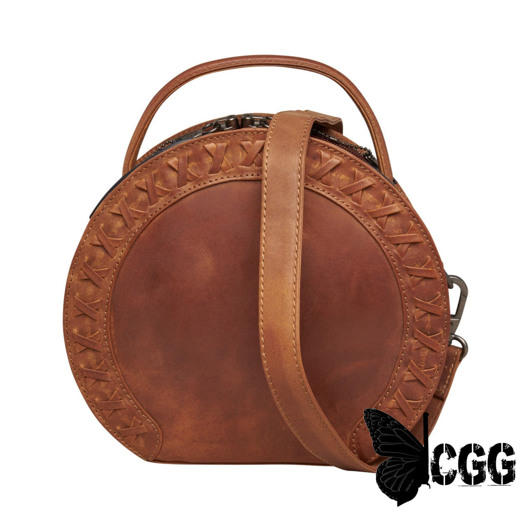 Concealed Carry Oaklee Crossbody Organizer By Lady Conceal Cognac Bags