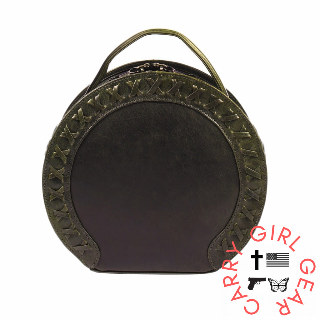 Concealed Carry Oaklee Crossbody Organizer By Lady Conceal Olive Bags