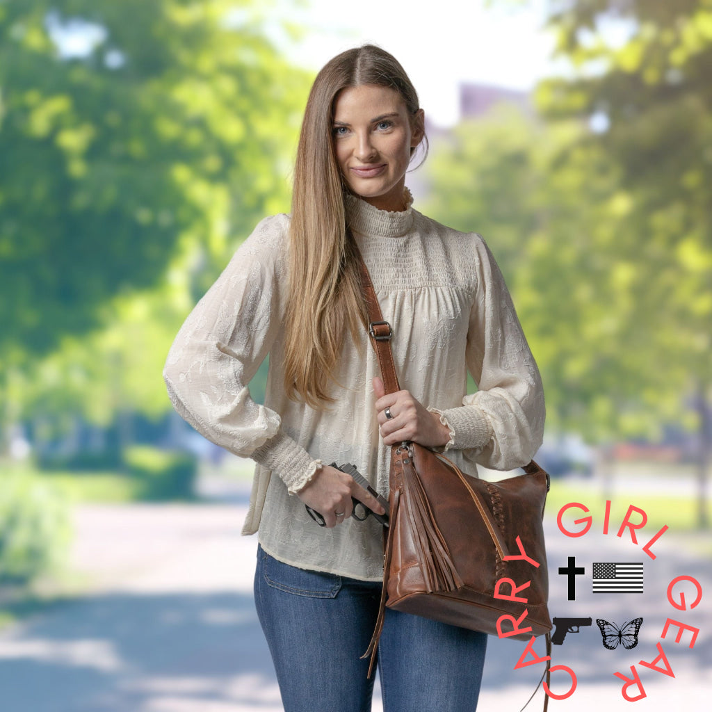 Concealed Carry Purse Blake Leather Crossbody By Lady Conceal Bags