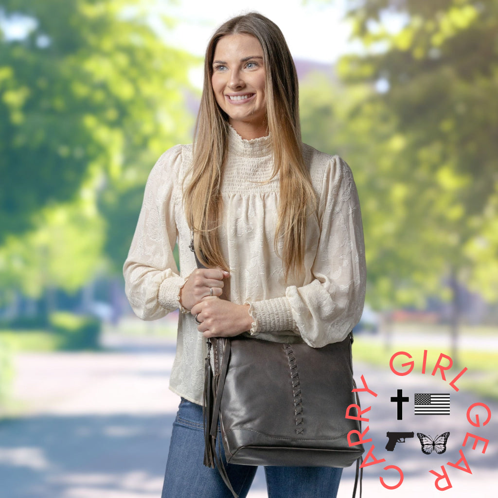 Concealed Carry Purse Blake Leather Crossbody By Lady Conceal Bags