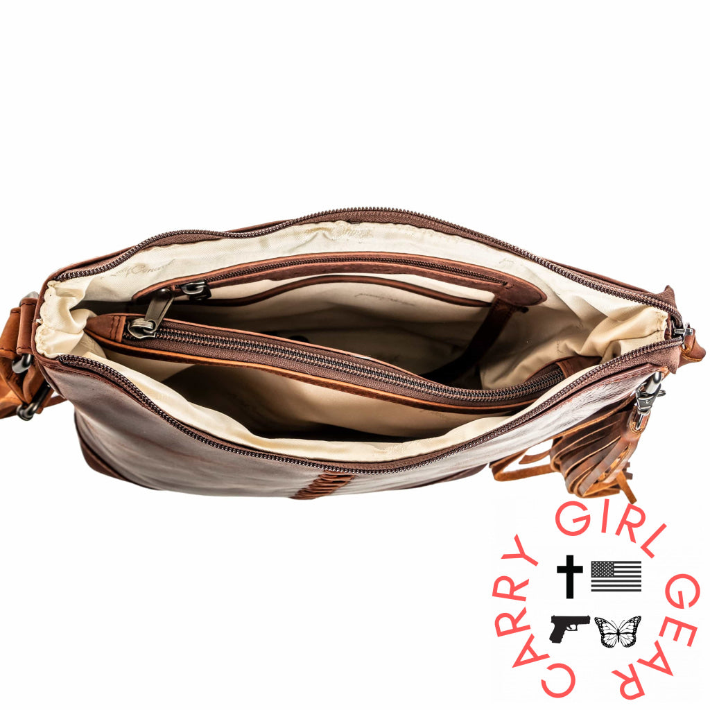 Concealed Carry Purse Blake Leather Crossbody By Lady Conceal Bags
