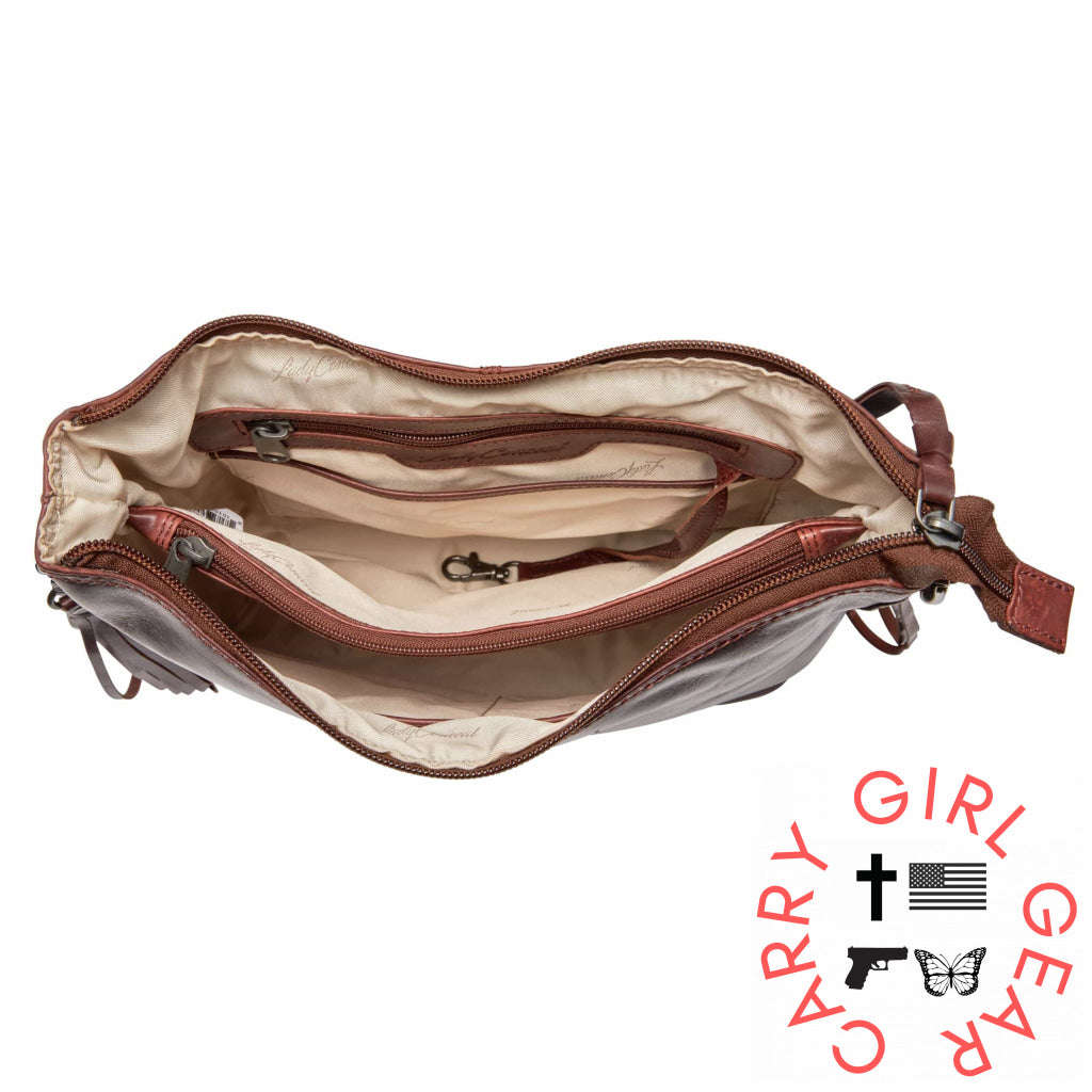 Concealed Carry Purse Blake Leather Crossbody By Lady Conceal Bags