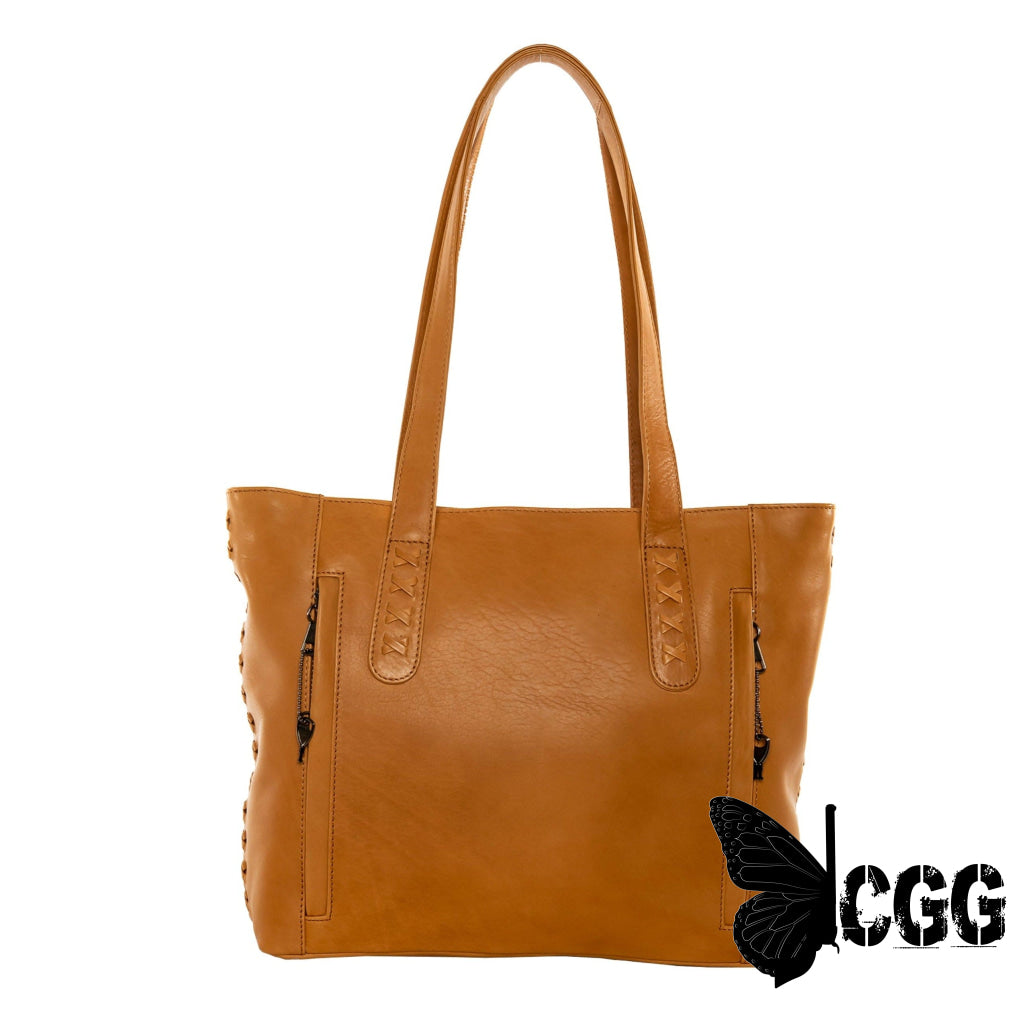 Concealed Carry Reagan Medium Leather Tote By Lady Conceal Totes