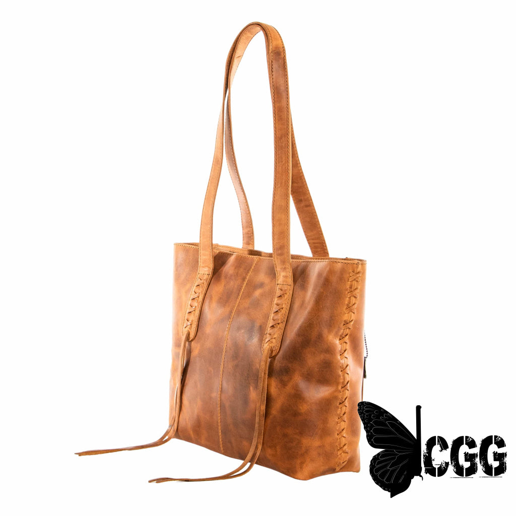 Concealed Carry Reagan Medium Leather Tote By Lady Conceal Totes