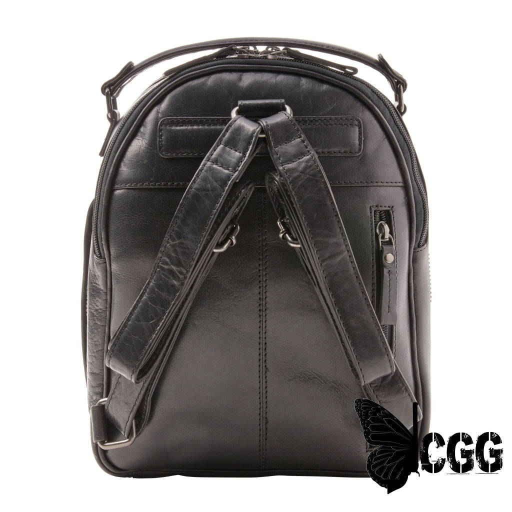 Concealed Carry Reese Unisex Leather Backpack Backpacks