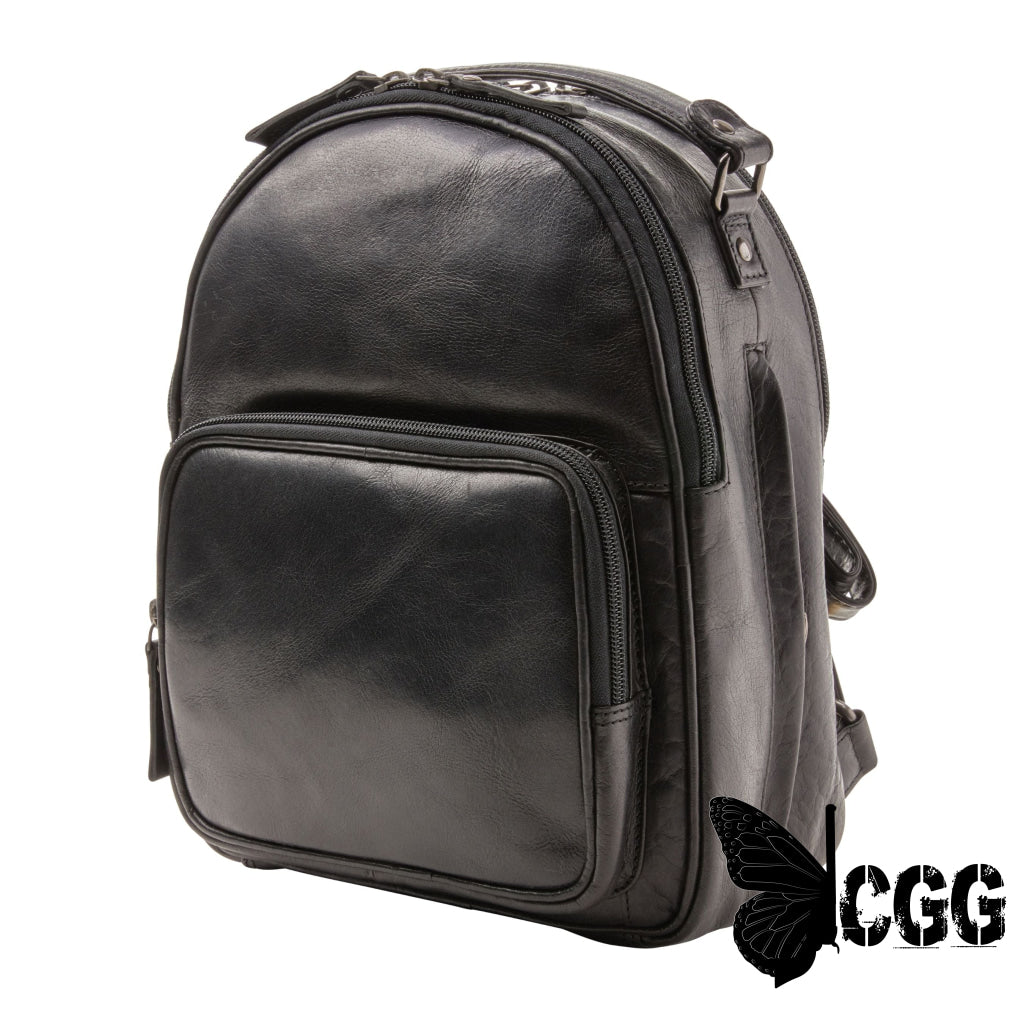 Concealed Carry Reese Unisex Leather Backpack Backpacks