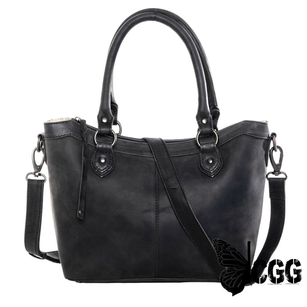 Concealed Carry Sadie Leather Satchel By Lady Conceal Black Satchels