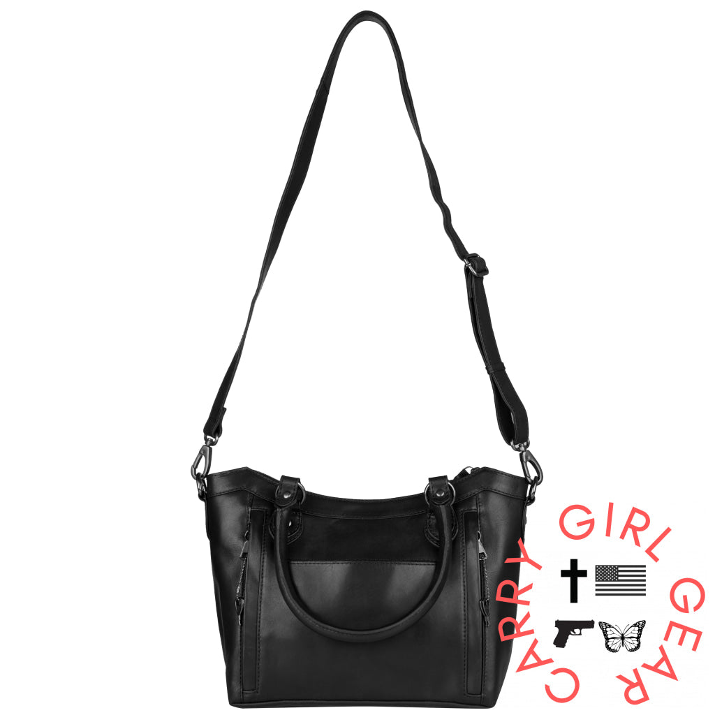 Concealed Carry Sadie Leather Satchel By Lady Conceal Satchels