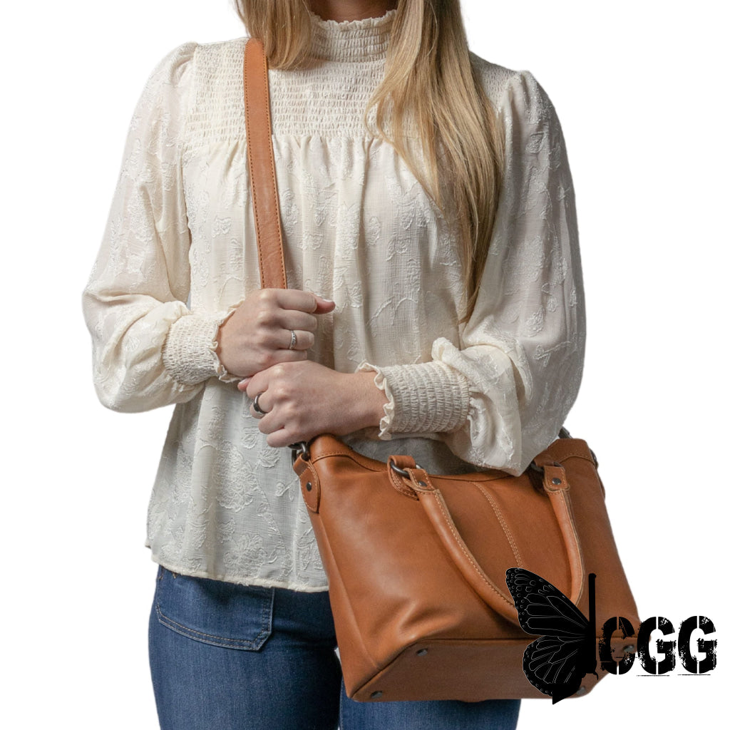 Concealed Carry Sadie Leather Satchel By Lady Conceal Satchels