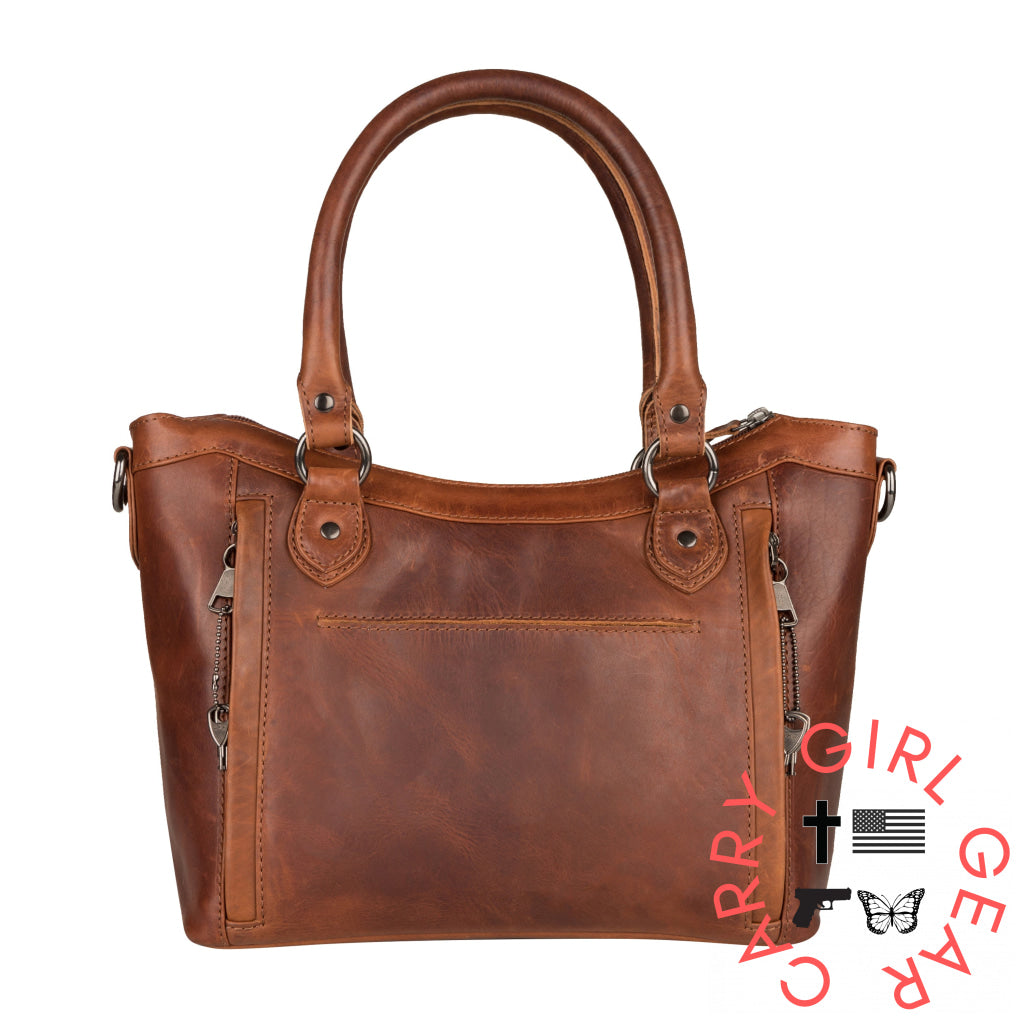 Concealed Carry Sadie Leather Satchel By Lady Conceal Satchels