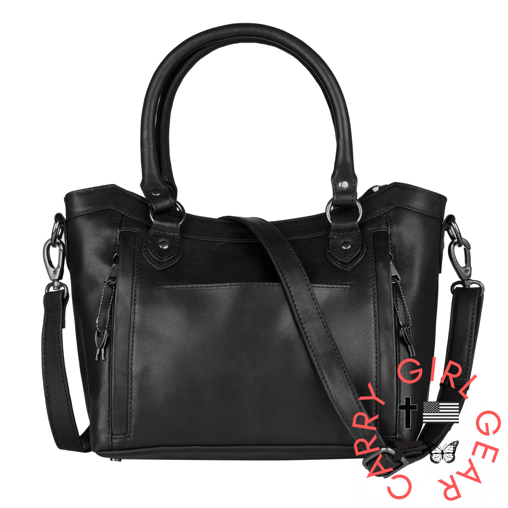Concealed Carry Sadie Leather Satchel By Lady Conceal Satchels