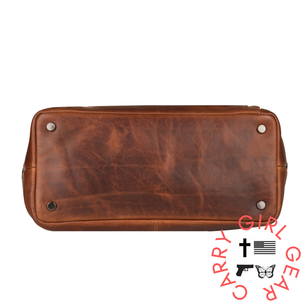 Concealed Carry Sadie Leather Satchel By Lady Conceal Satchels