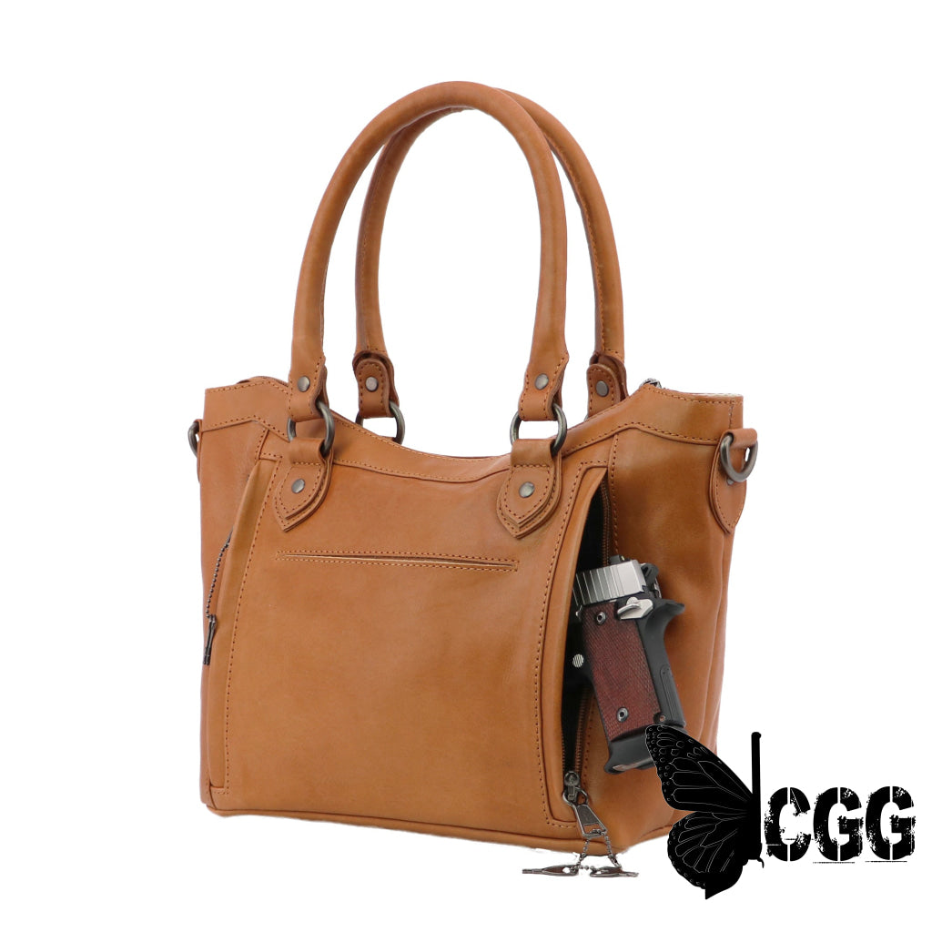 Concealed Carry Sadie Leather Satchel By Lady Conceal Satchels