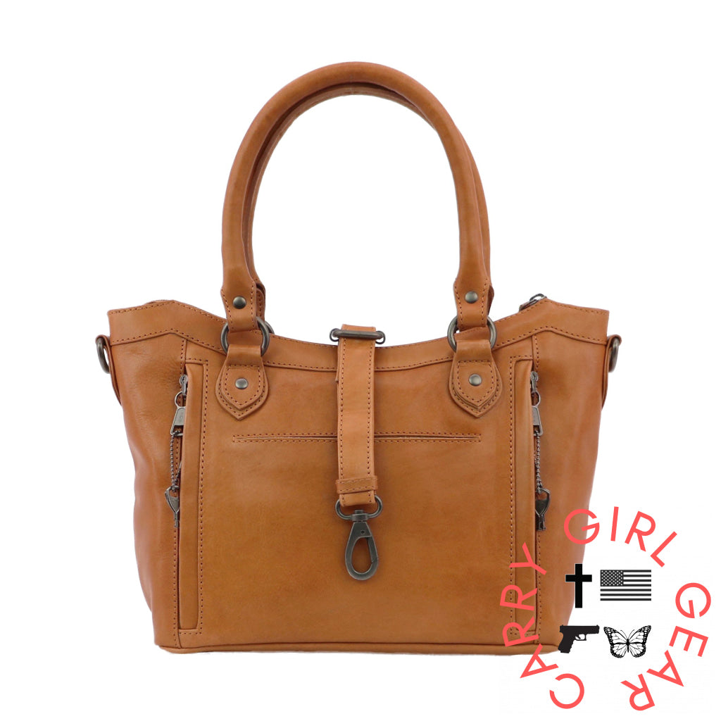 Concealed Carry Sadie Leather Satchel By Lady Conceal Satchels