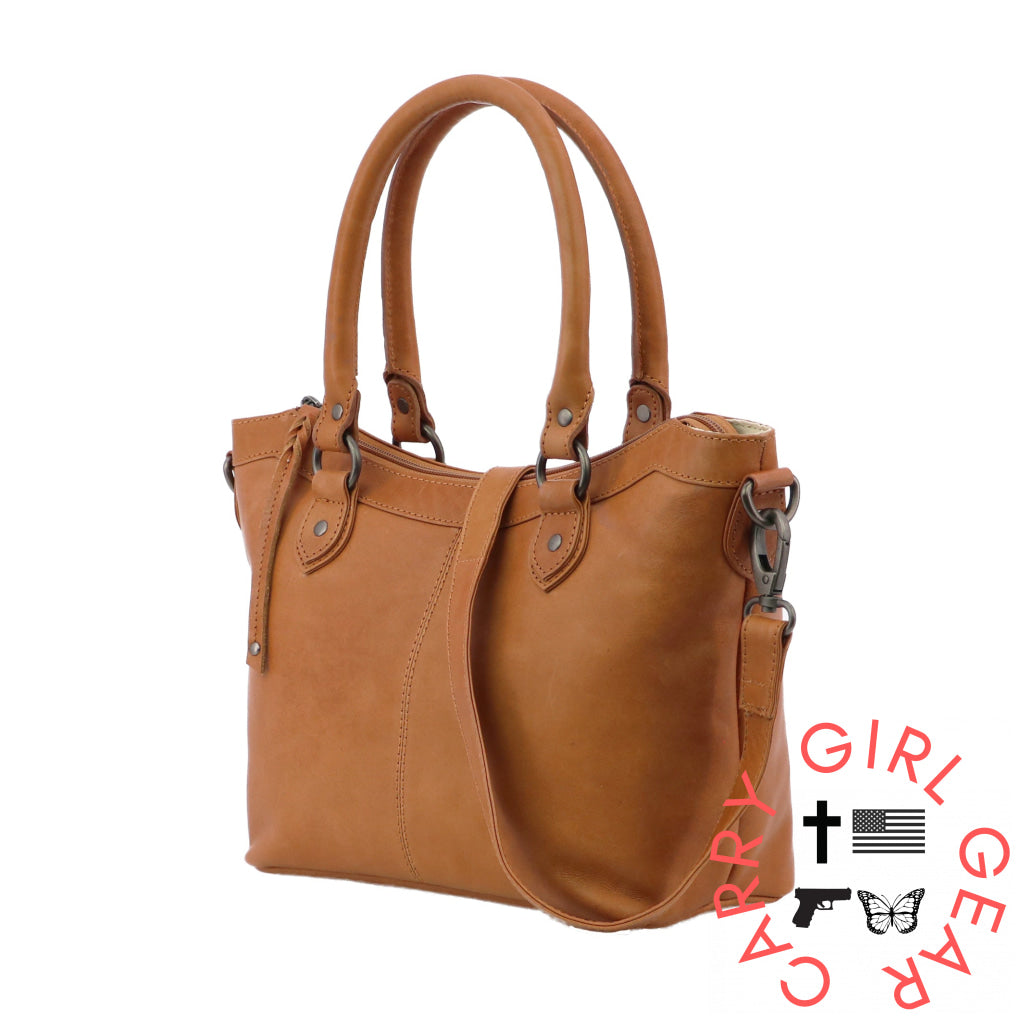 Concealed Carry Sadie Leather Satchel By Lady Conceal Satchels