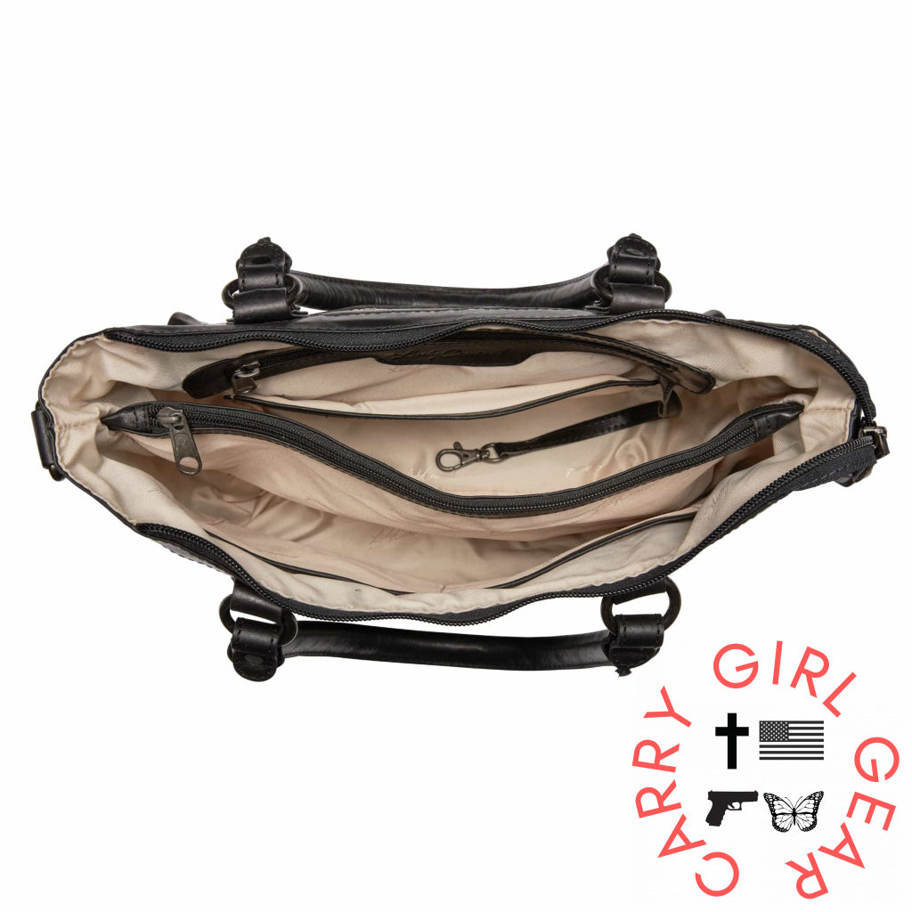 Concealed Carry Sadie Leather Satchel By Lady Conceal Satchels