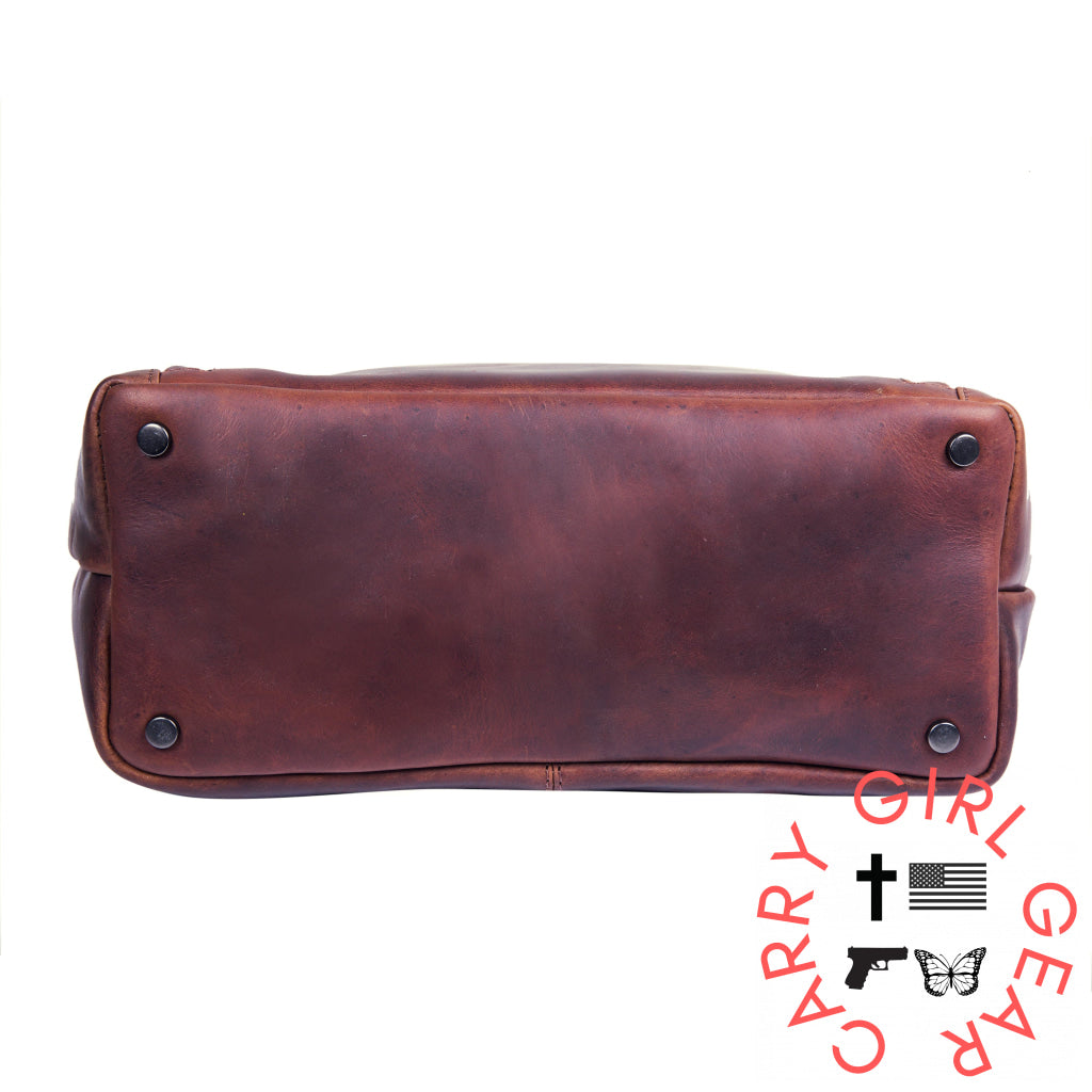 Concealed Carry Sadie Leather Satchel By Lady Conceal Satchels