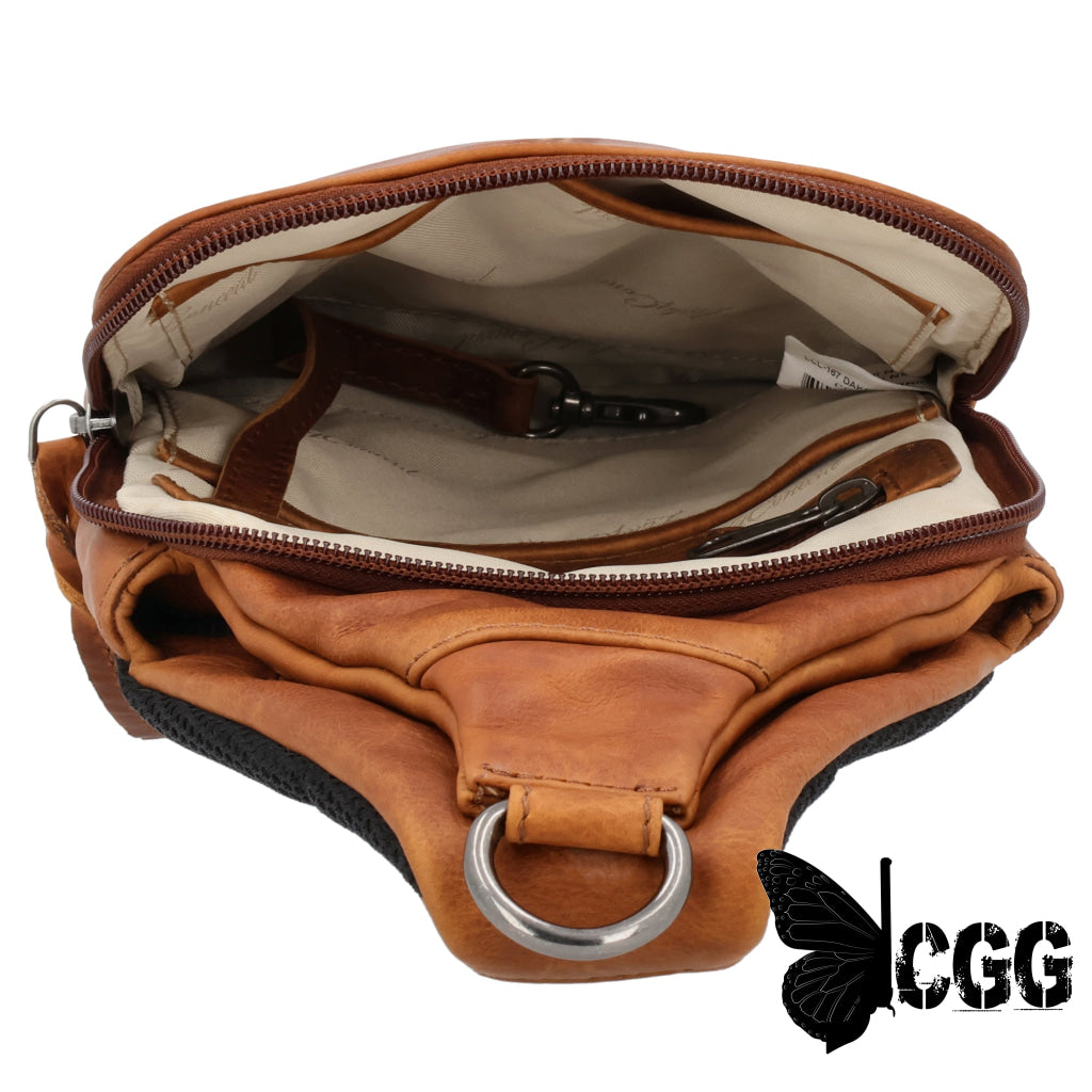 Concealed Carry Unisex Dakota Leather Sling By Lady Conceal