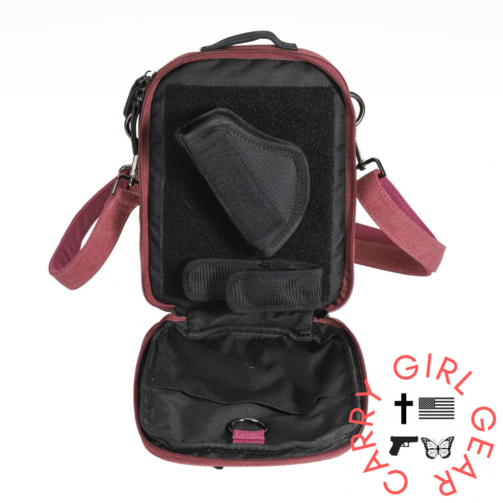 Concealed Carry Unisex Jax Canvas Crossbody by DS Conceal