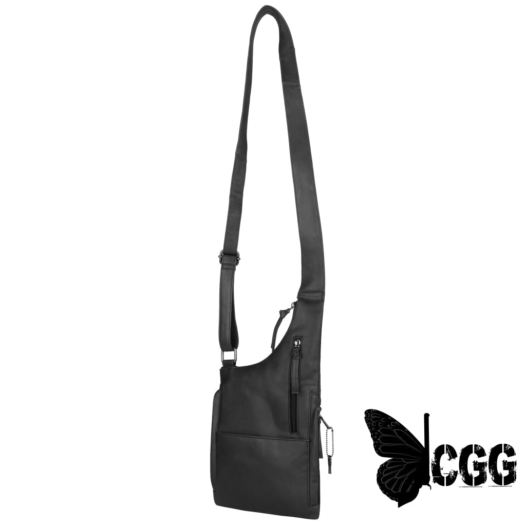 Concealed Carry Unisex Remi Leather Crossbody By Lady Conceal Bags