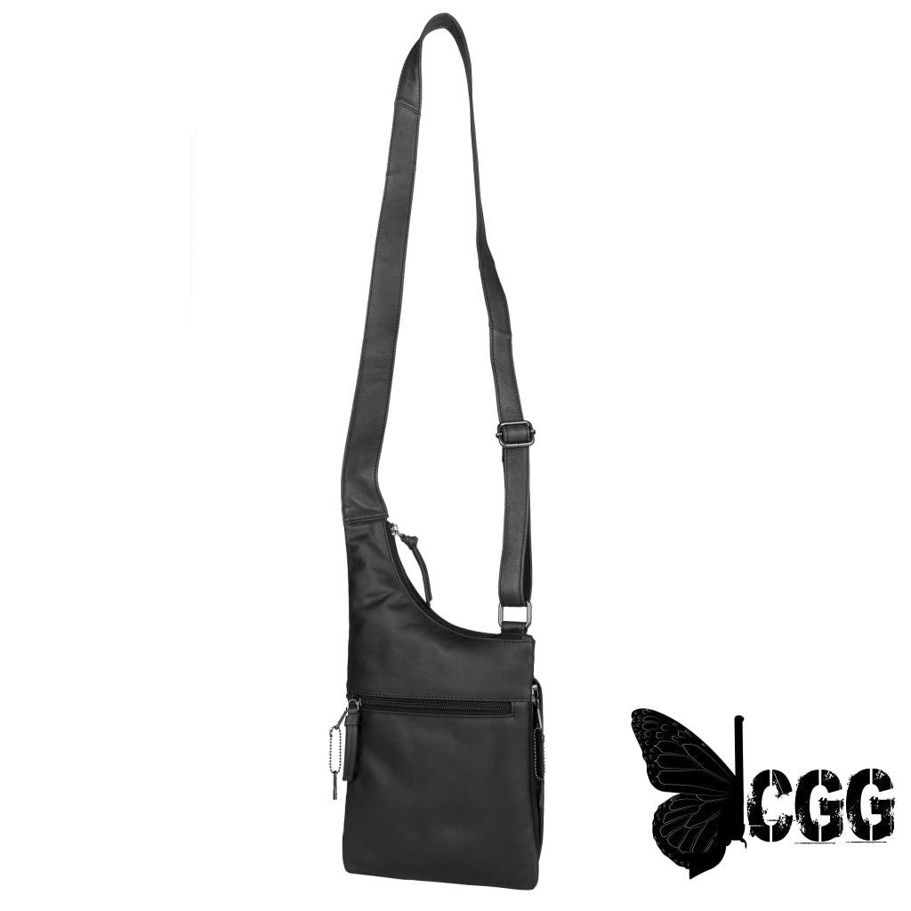 Concealed Carry Unisex Remi Leather Crossbody By Lady Conceal Bags