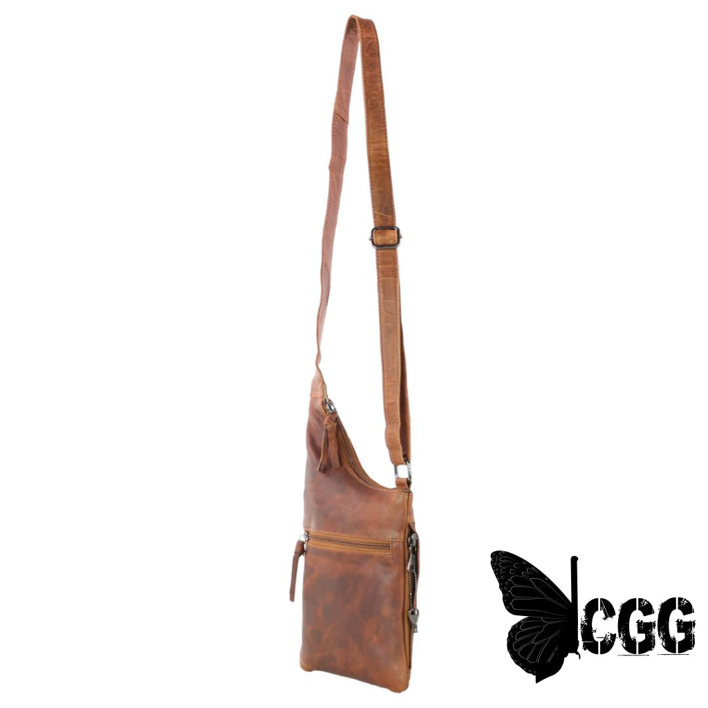 Concealed Carry Unisex Remi Leather Crossbody By Lady Conceal Bags