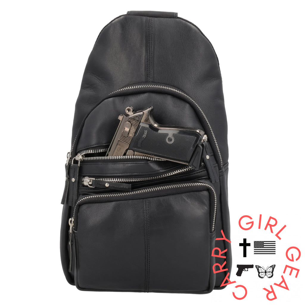 Concealed Carry Weston Lambskin Sling by DS Conceal Slings