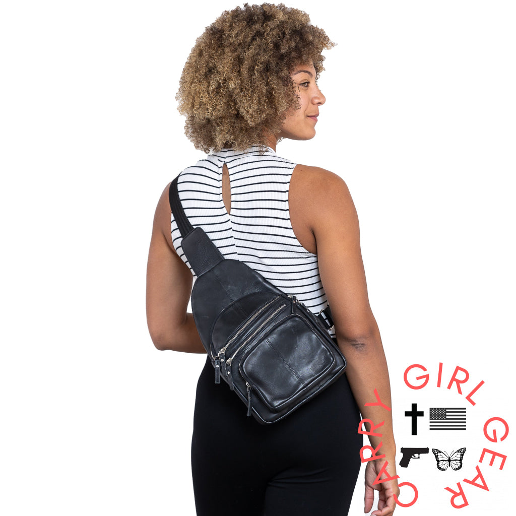 Concealed Carry Weston Lambskin Sling by DS Conceal Slings