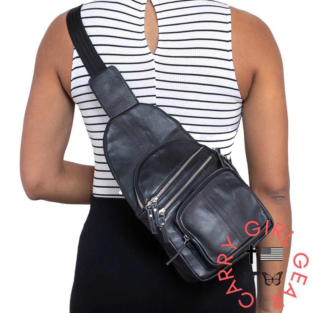 Concealed Carry Weston Lambskin Sling by DS Conceal Slings