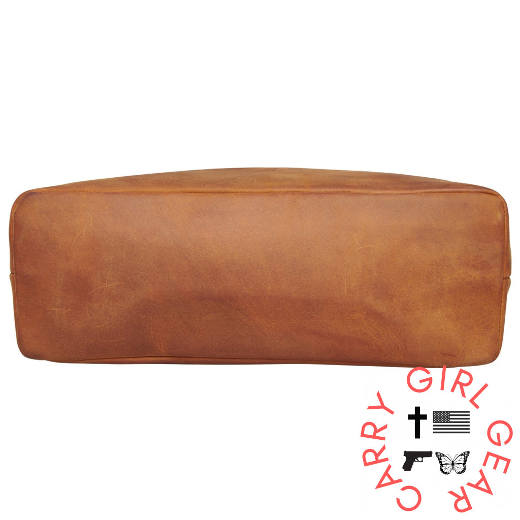 Concealed Carry Whitely Leather Satchel By Lady Conceal Satchels