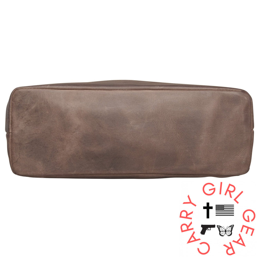 Concealed Carry Whitely Leather Satchel By Lady Conceal Satchels