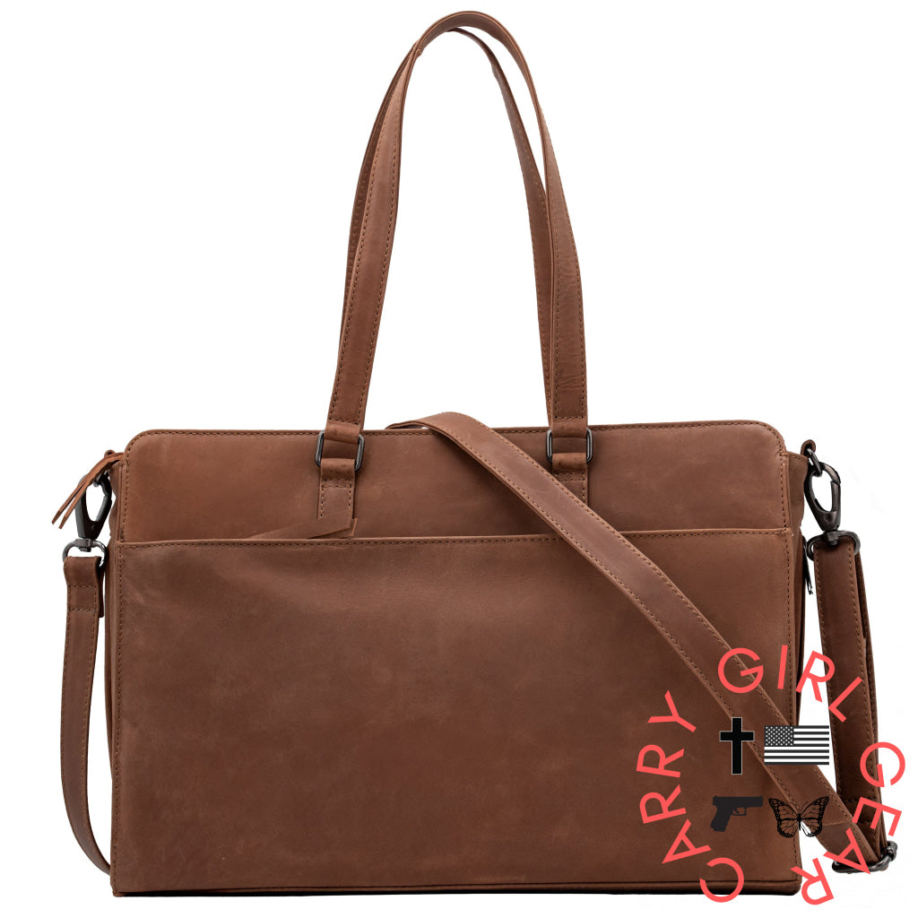 Concealed Carry Willow Computer Satchel by Lady Conceal