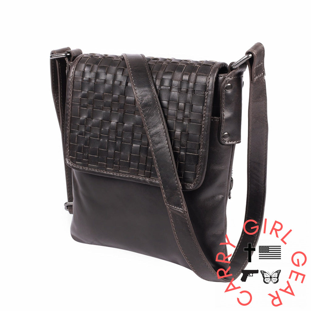 Concealed Carry Woven Hana Crossbody By Lady Conceal Bags