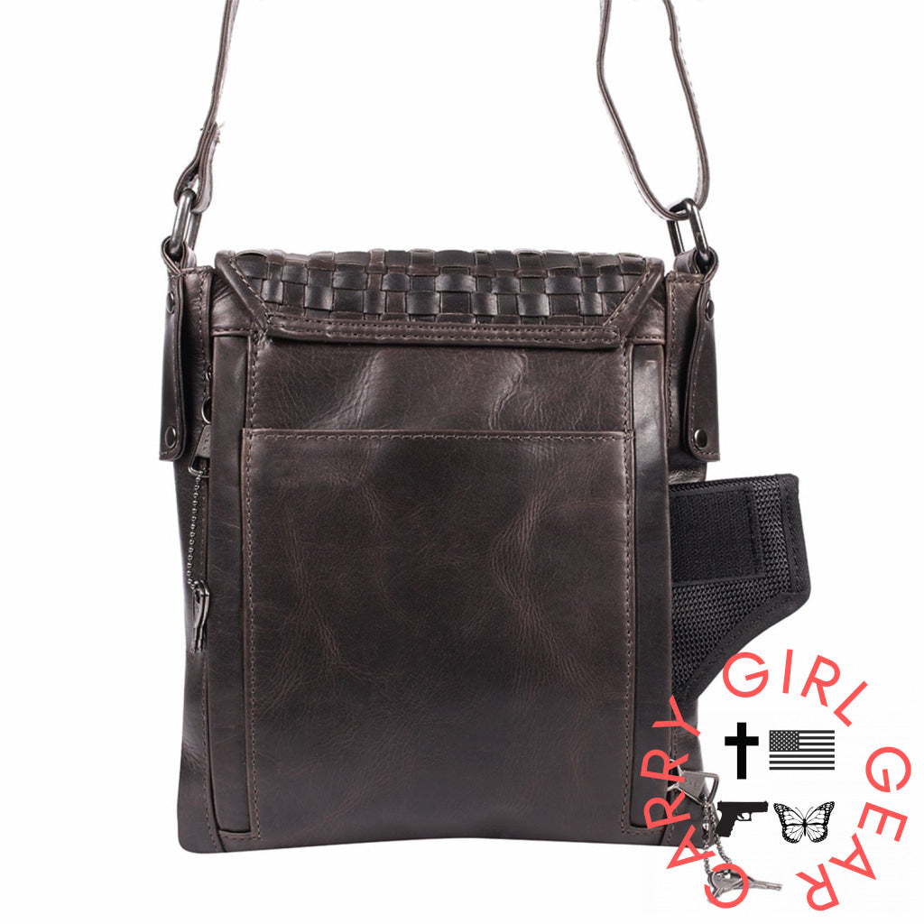 Concealed Carry Woven Hana Crossbody By Lady Conceal Bags