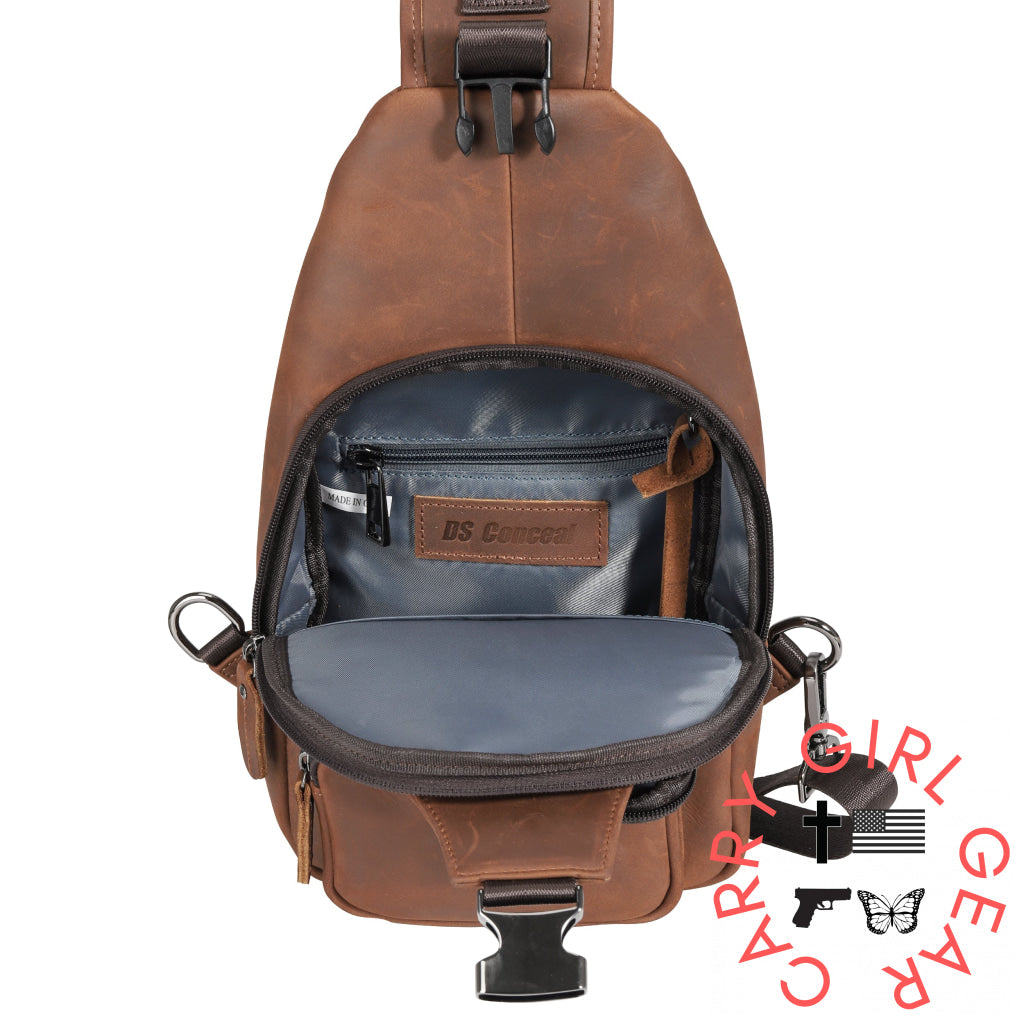 Concealed Carry Xander Leather Sling by DS Conceal