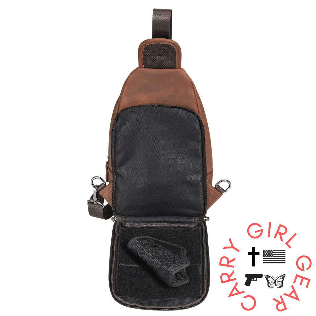 Concealed Carry Xander Leather Sling by DS Conceal