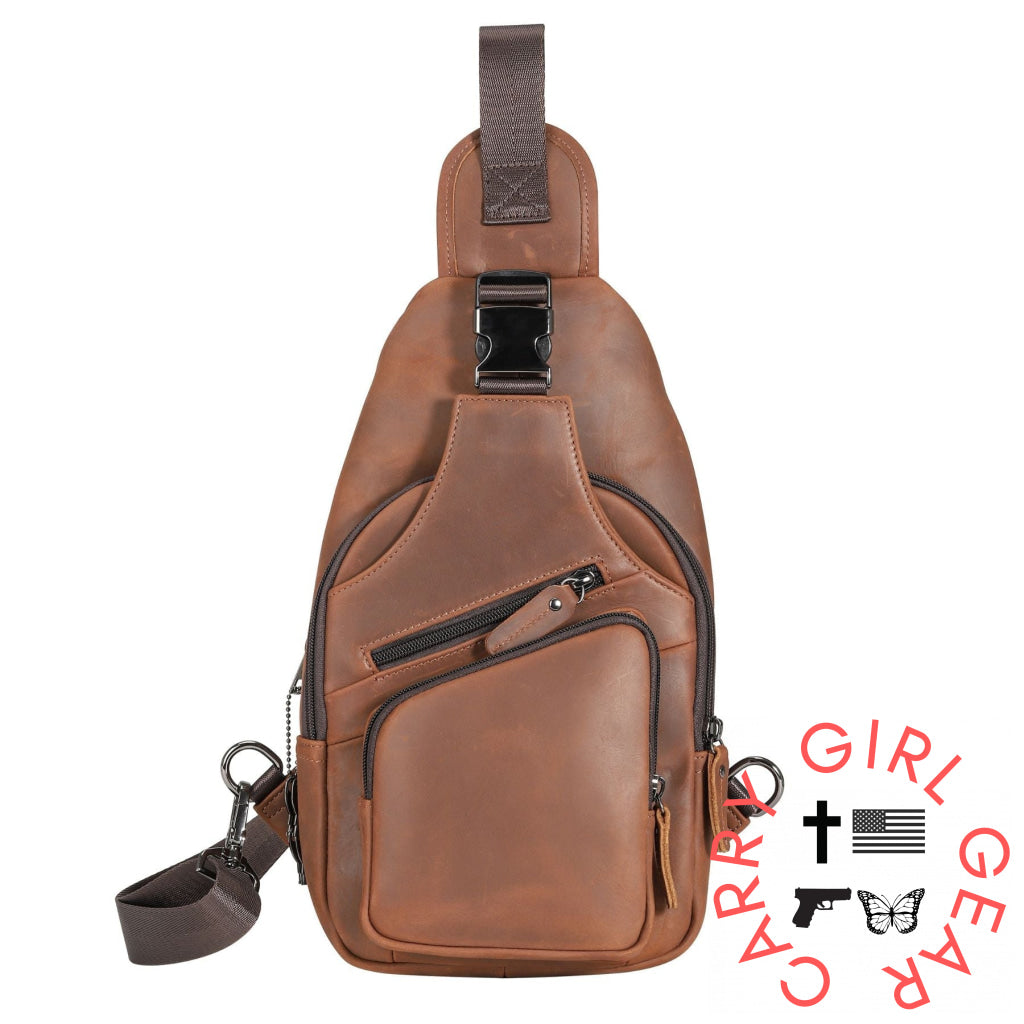 Concealed Carry Xander Leather Sling by DS Conceal