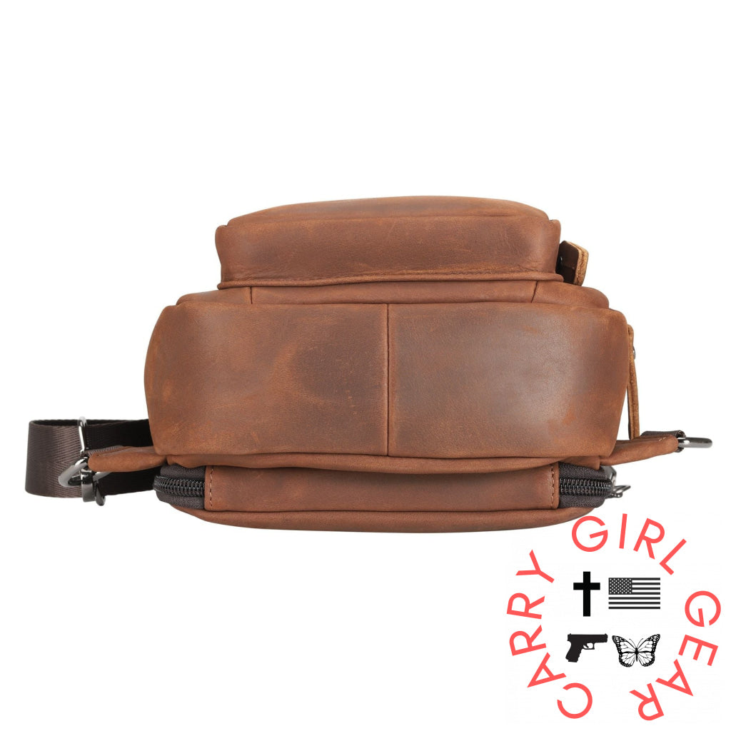 Concealed Carry Xander Leather Sling by DS Conceal