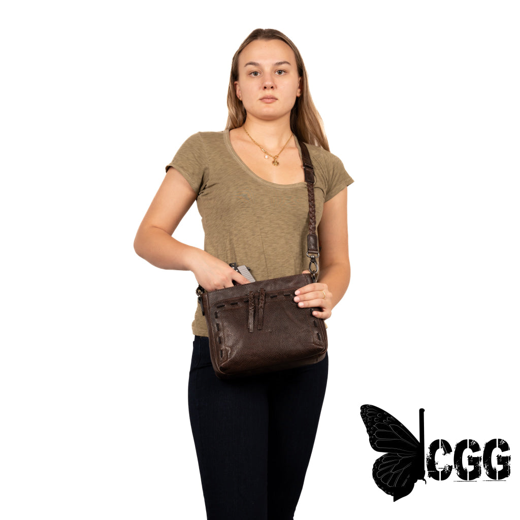 Concealed Carry Zoe Leather Crossbody By Lady Conceal