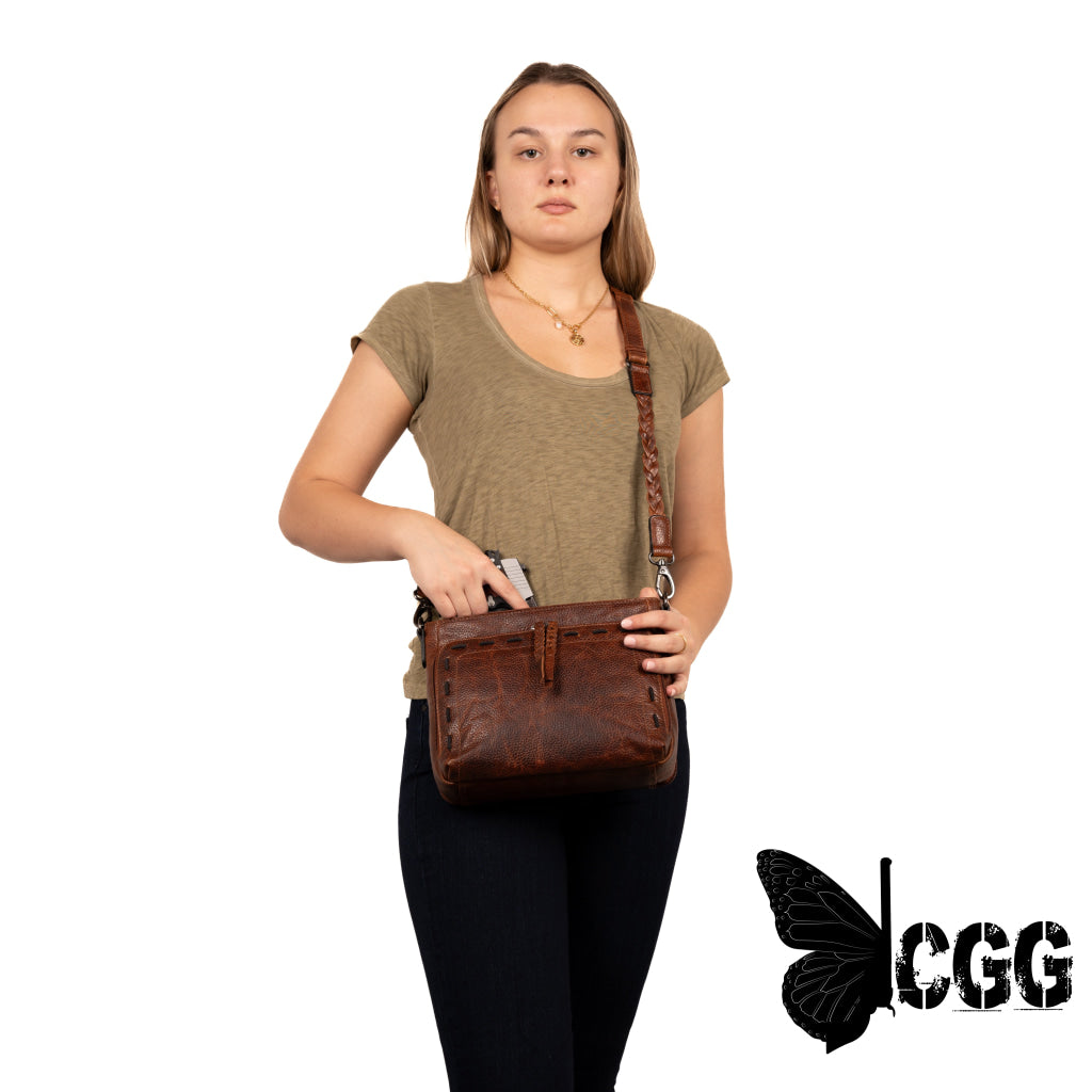 Concealed Carry Zoe Leather Crossbody By Lady Conceal