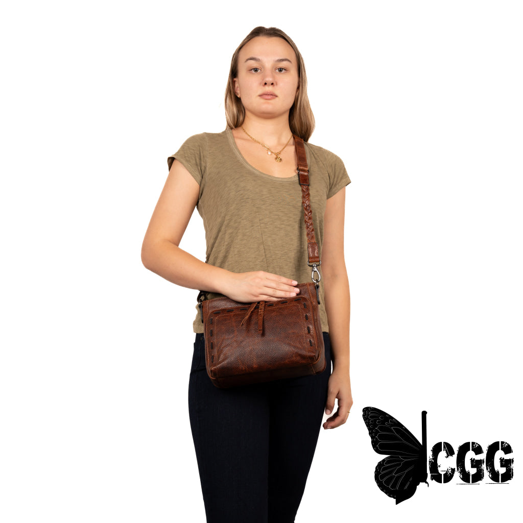 Concealed Carry Zoe Leather Crossbody By Lady Conceal