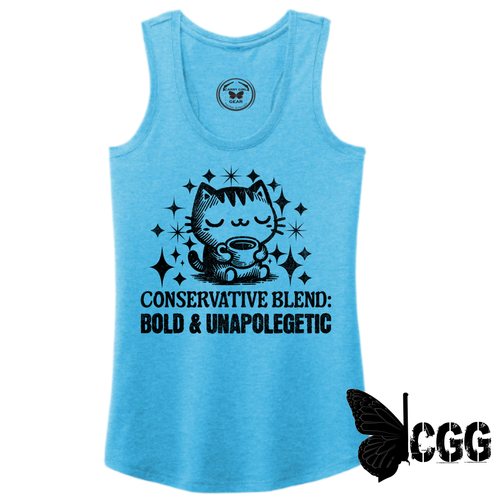 Conservative Blend Tank Top Xs / Turquoise Tank Top