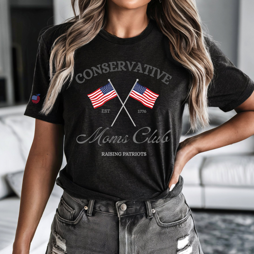 CONSERVATIVE MOMS CLUB TEE Black / XS / UNISEX TEE T-Shirts